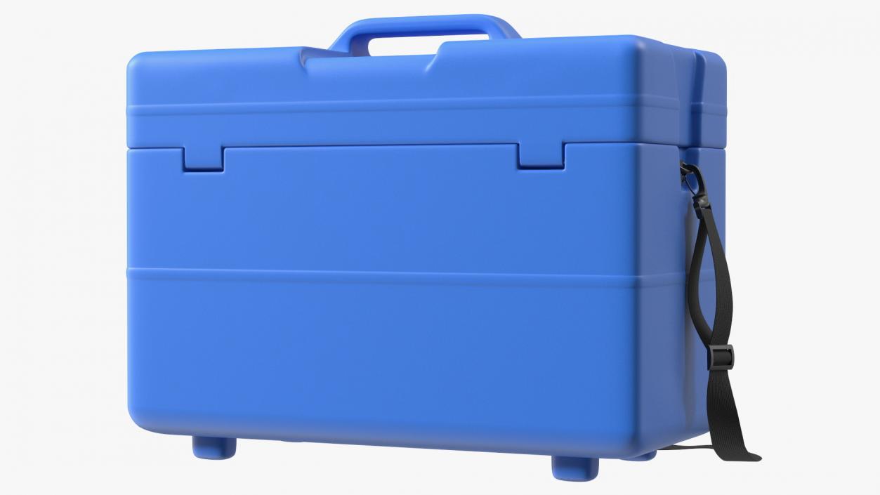 3D Vaccine Transport Box Blue