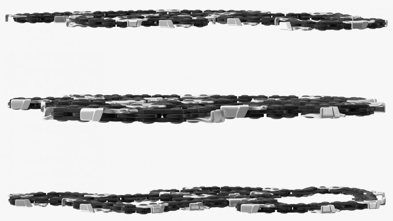 Chain for Chainsaw Black 3D model