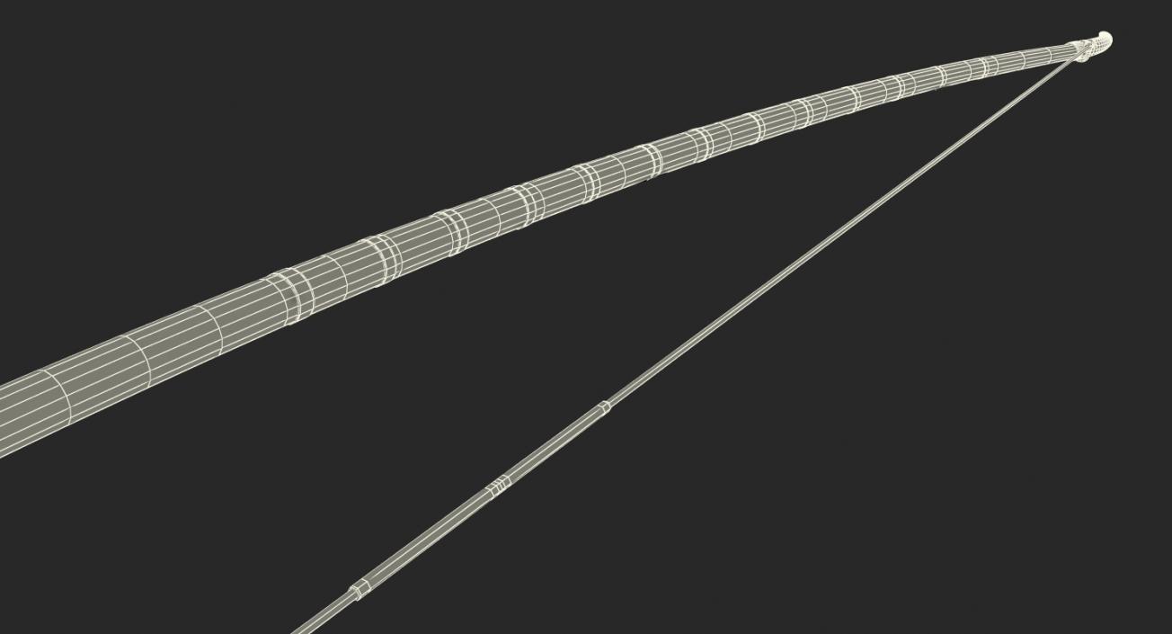 3D Antique Viking Bow model