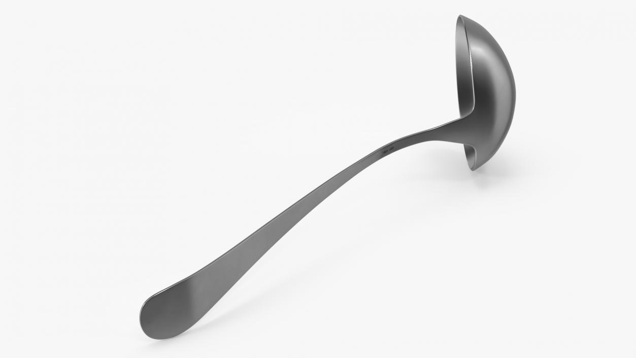 3D Kitchen Soup Ladle model