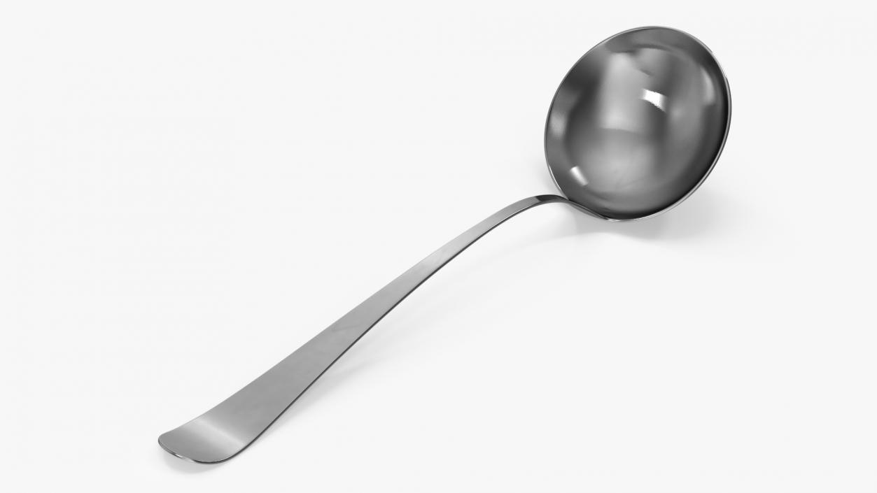 3D Kitchen Soup Ladle model