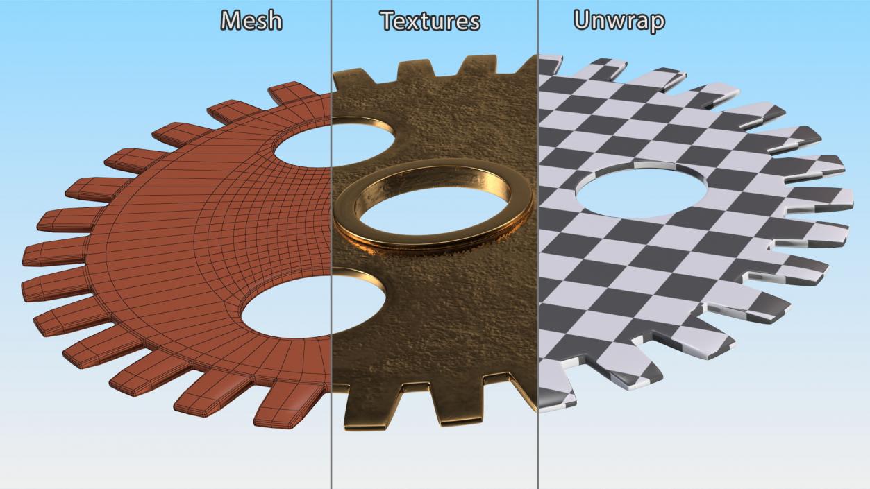 3D model Spur Gears