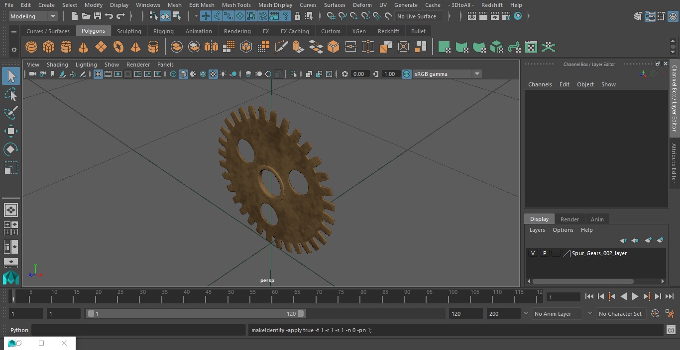 3D model Spur Gears