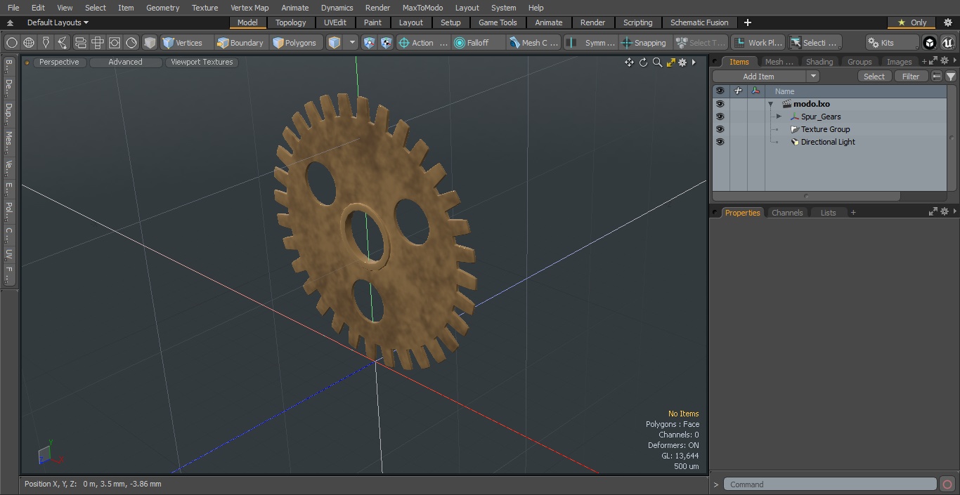 3D model Spur Gears