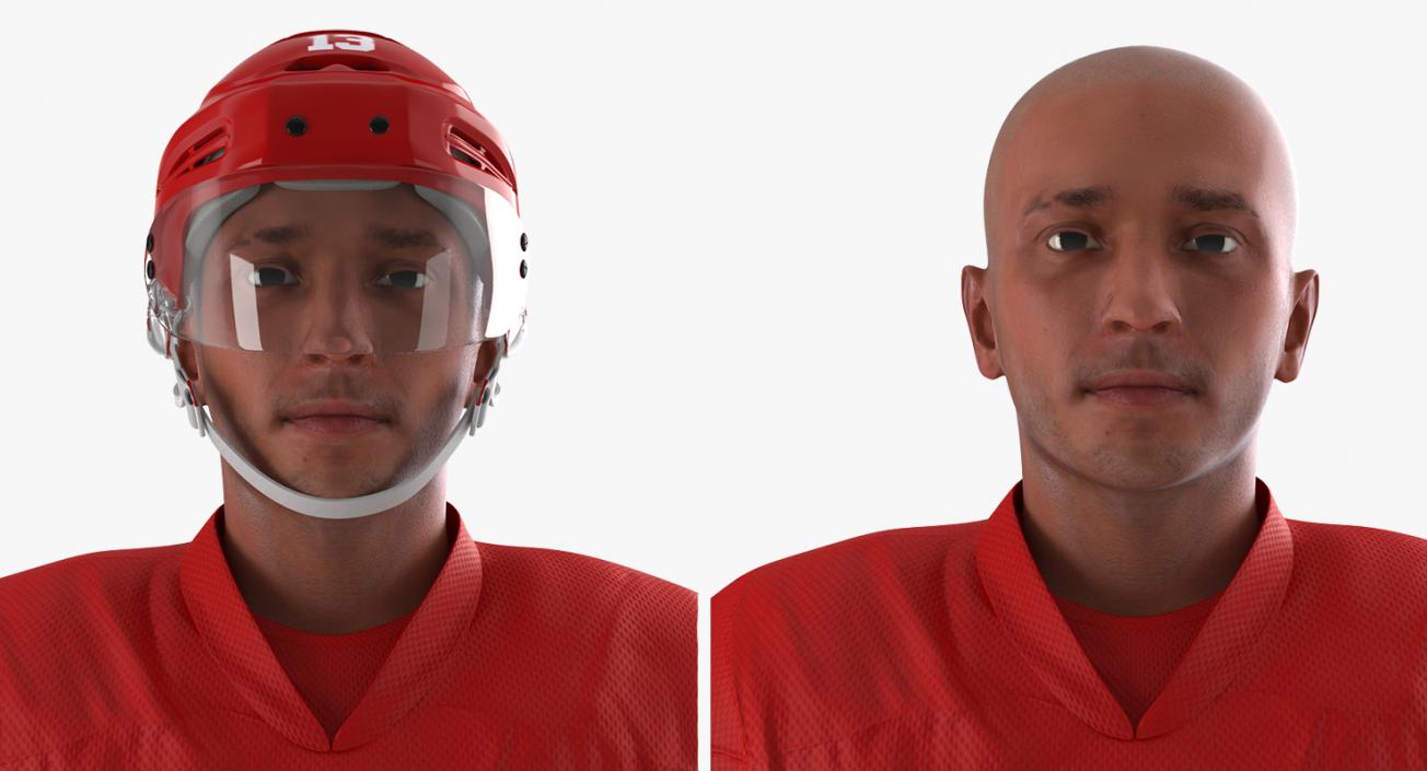 3D model Hockey Player Generic 2 Rigged