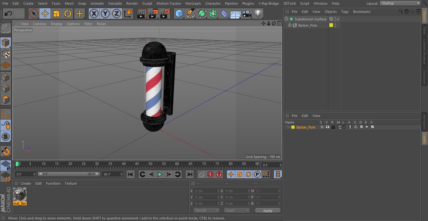 3D Barber Pole