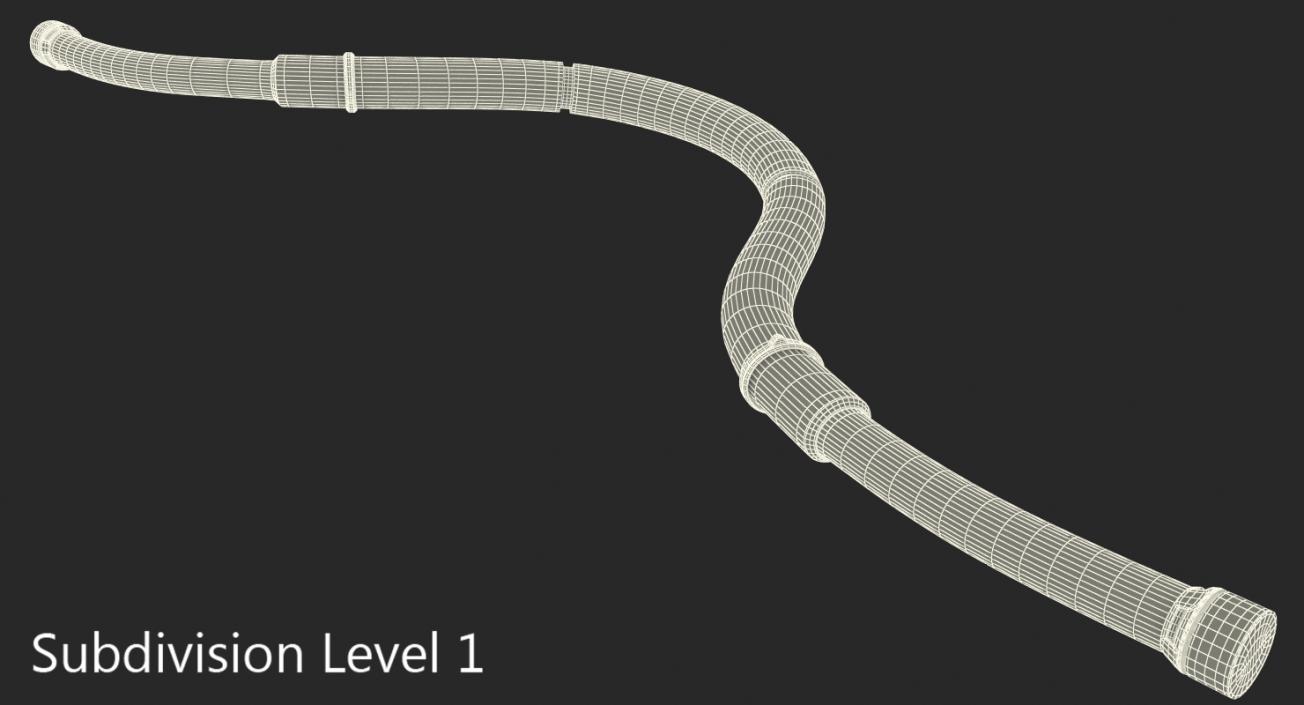 3D Industrial Cable 7 model