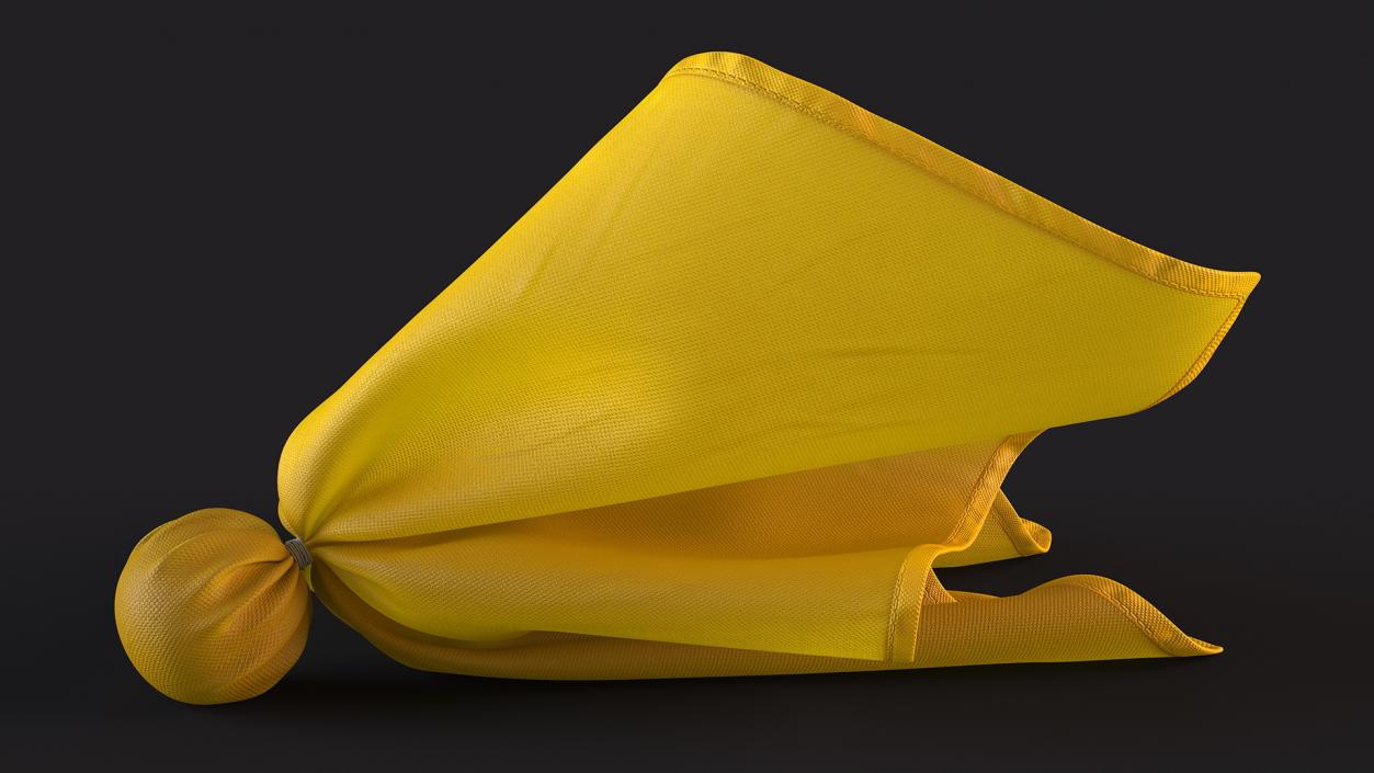 3D Professional Football Yellow Penalty Flag