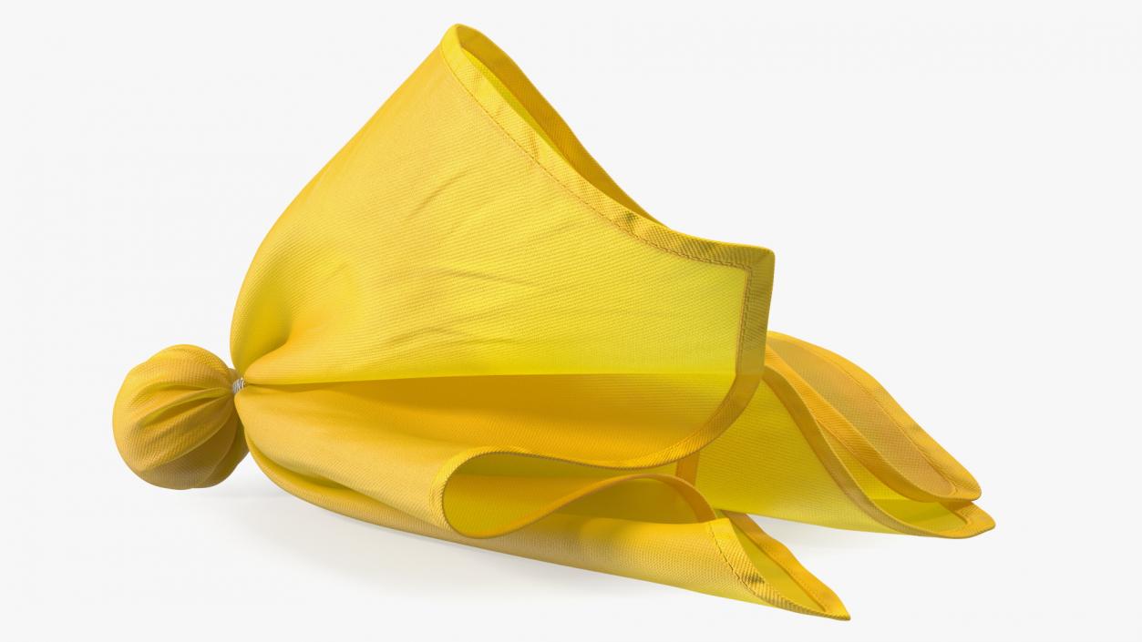 3D Professional Football Yellow Penalty Flag