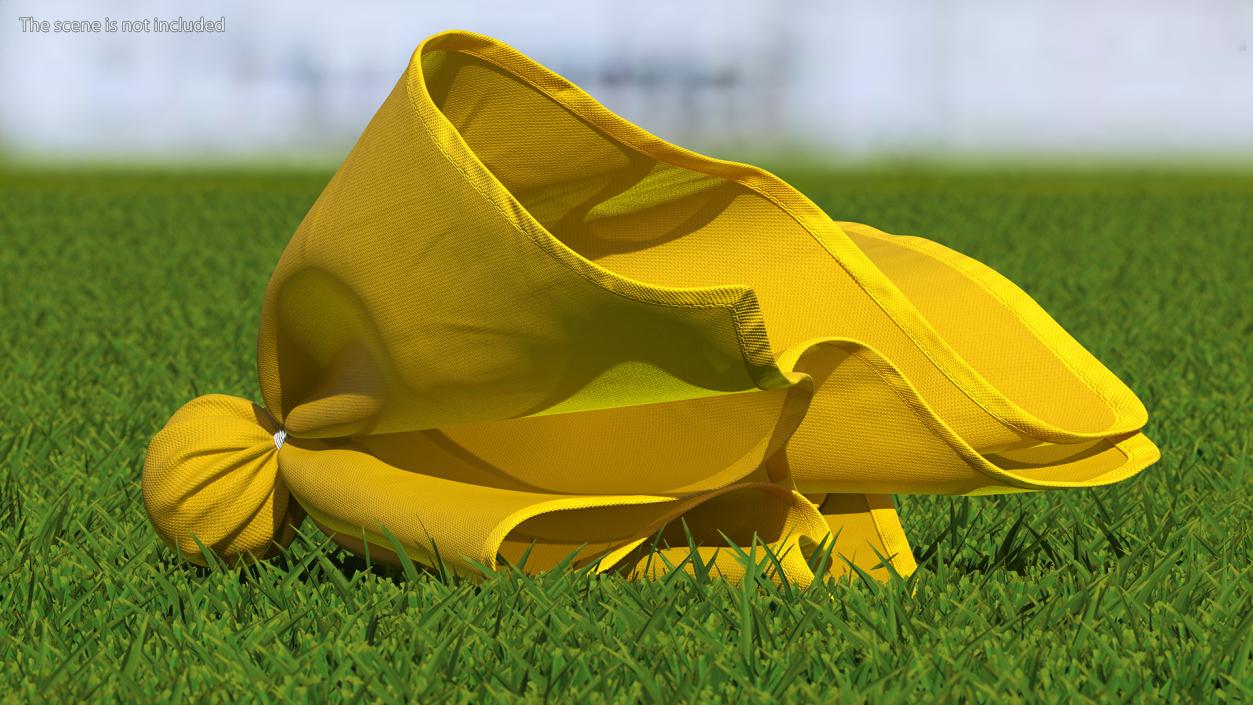 3D Professional Football Yellow Penalty Flag