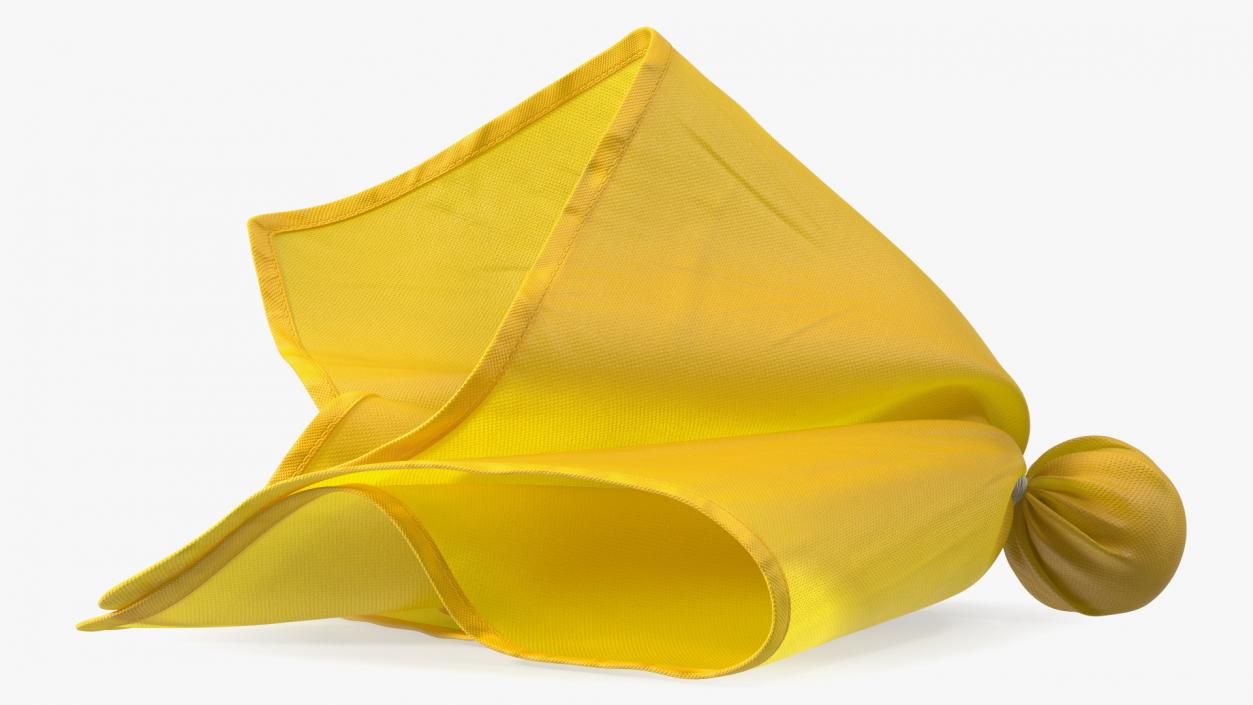 3D Professional Football Yellow Penalty Flag