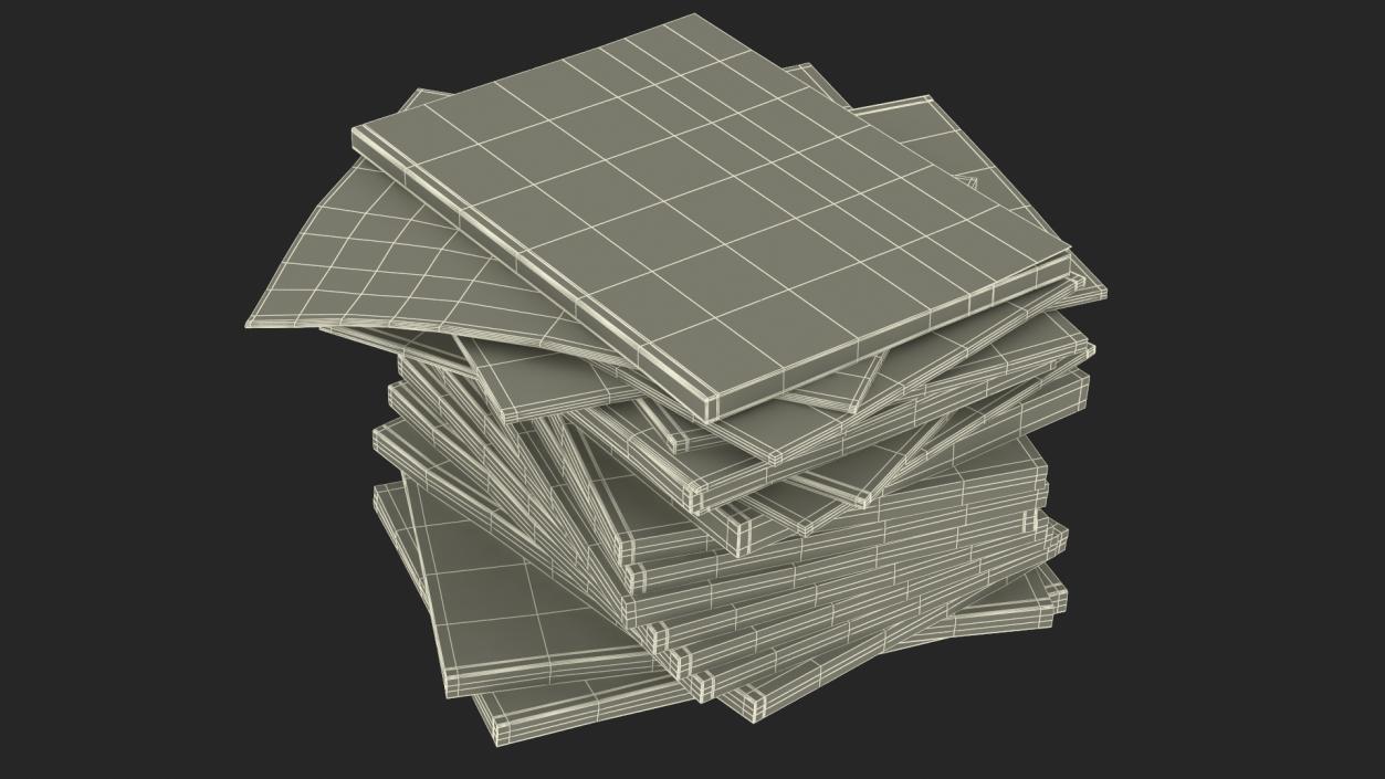 Pile of Magazines 3D