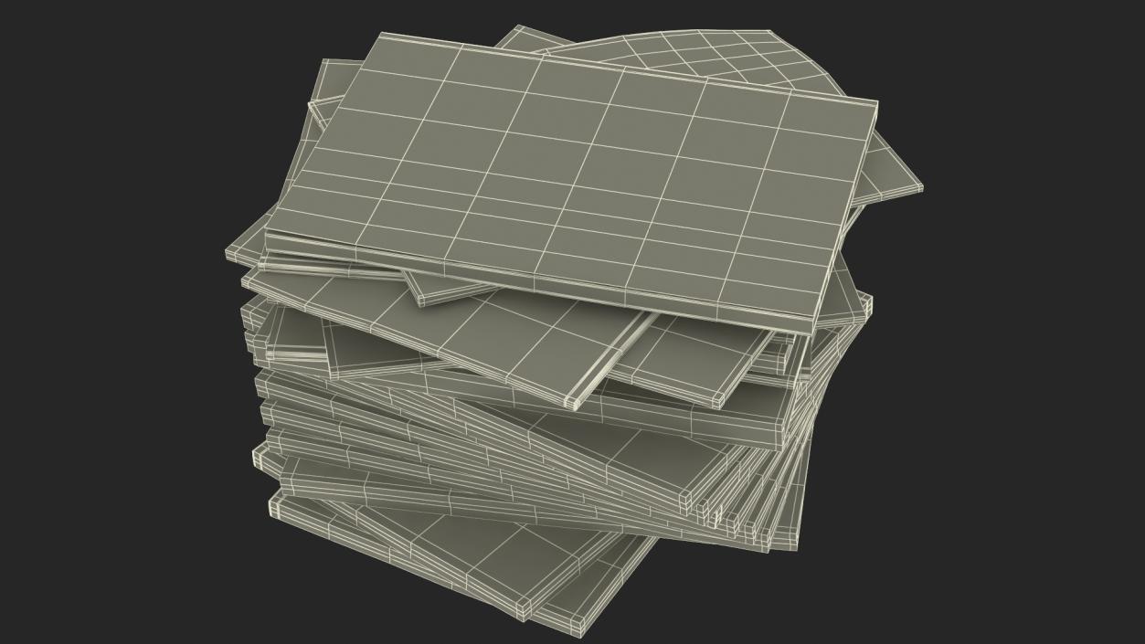 Pile of Magazines 3D