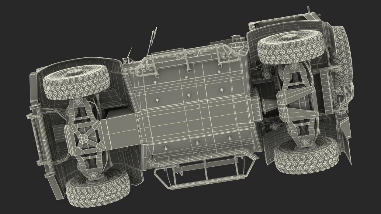 3D Oshkosh M-ATV with X-MADIS Anti Drone System Rigged