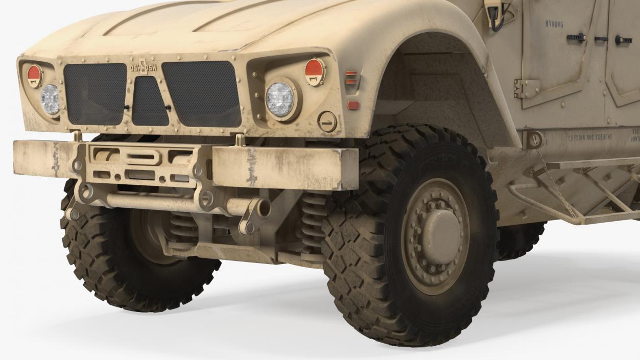 3D Oshkosh M-ATV with X-MADIS Anti Drone System Rigged