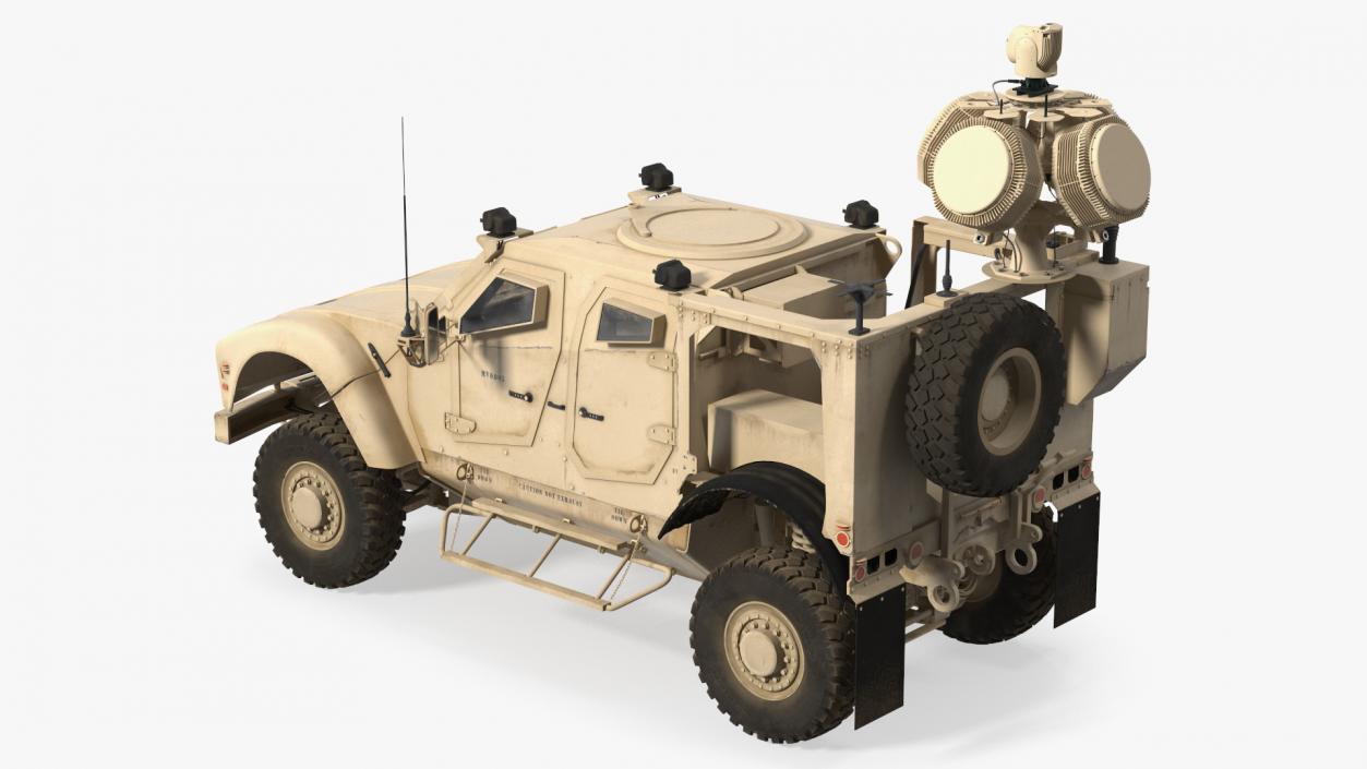 3D Oshkosh M-ATV with X-MADIS Anti Drone System Rigged