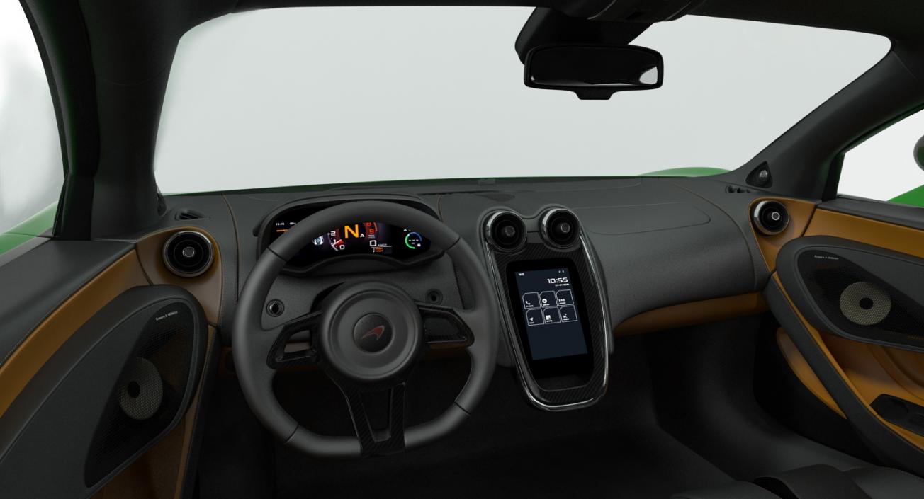 McLaren 570S Coupe Simple Interior 3D model