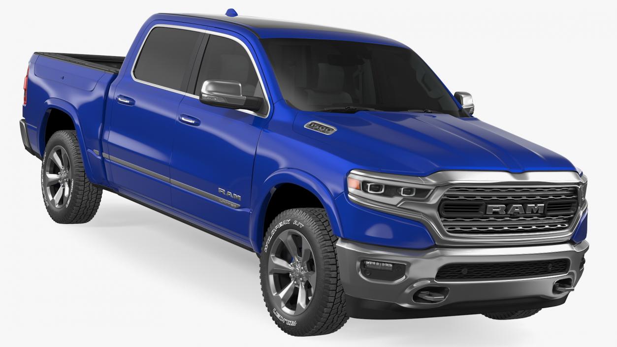 3D model Dodge RAM 1500 Simple Interior