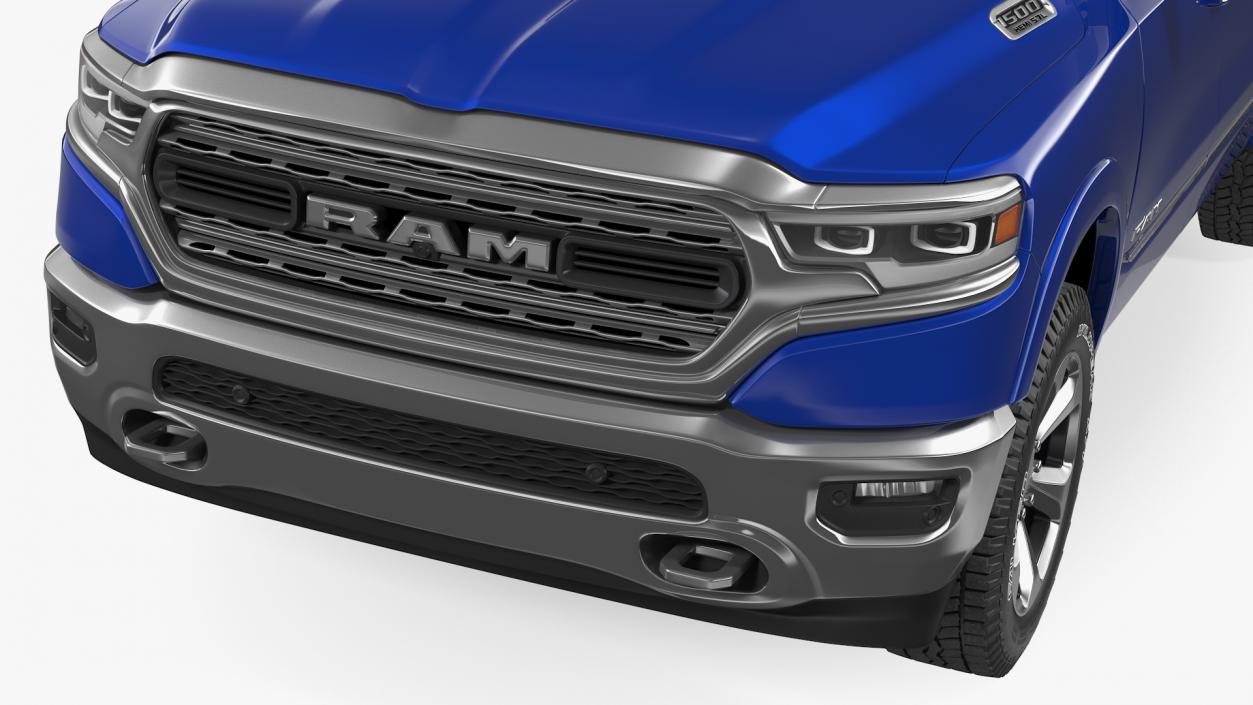 3D model Dodge RAM 1500 Simple Interior