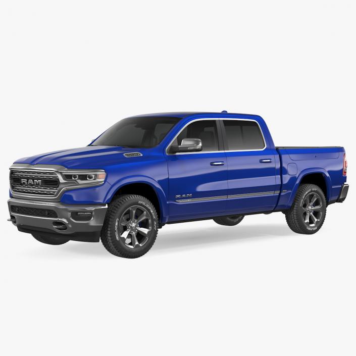 3D model Dodge RAM 1500 Simple Interior