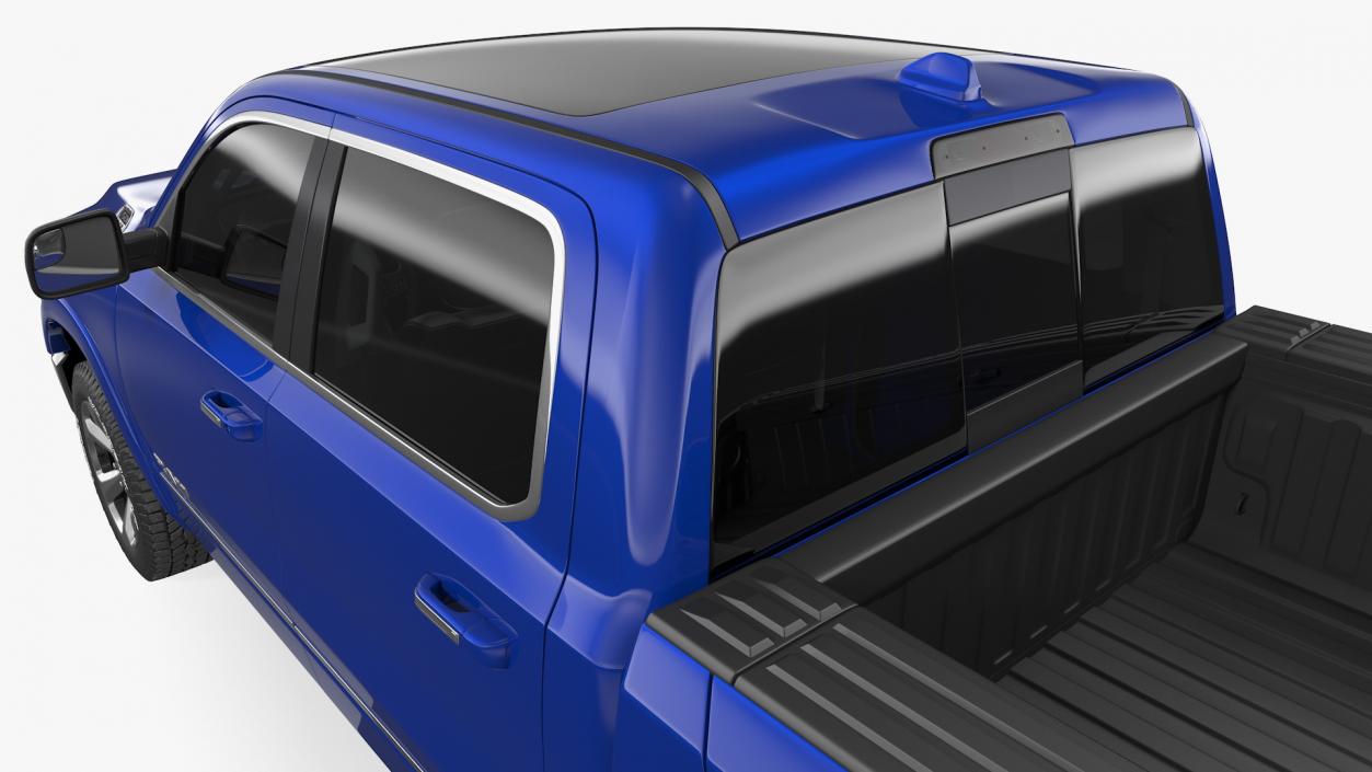 3D model Dodge RAM 1500 Simple Interior