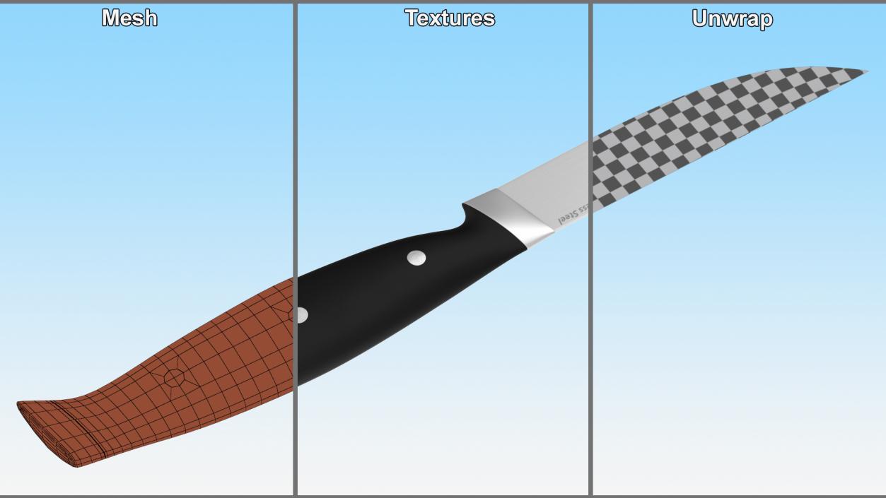 3D Steak Knife