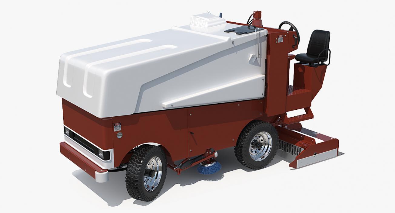 3D model Ice Resurfacing Machine Rigged