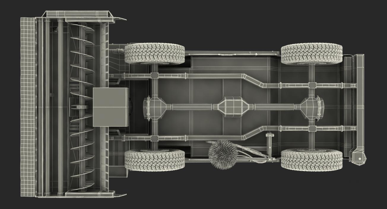 3D model Ice Resurfacing Machine Rigged