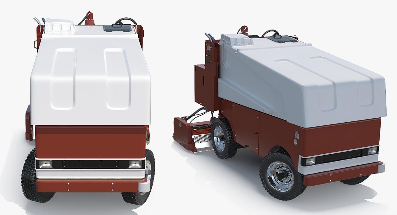 3D model Ice Resurfacing Machine Rigged