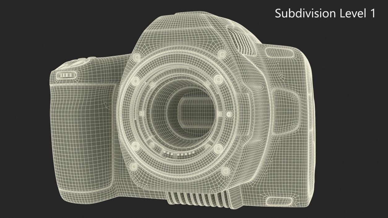 3D Cinema Camera Blackmagic Design 6K G2 Light On