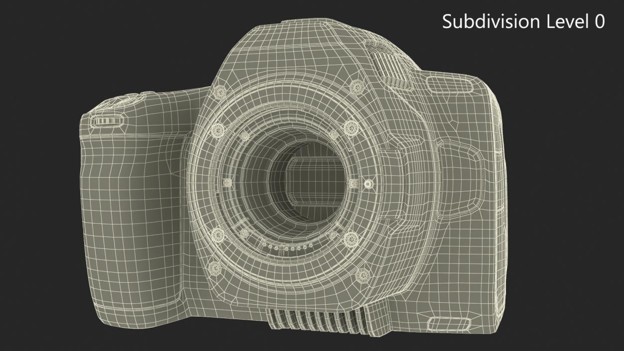 3D Cinema Camera Blackmagic Design 6K G2 Light On