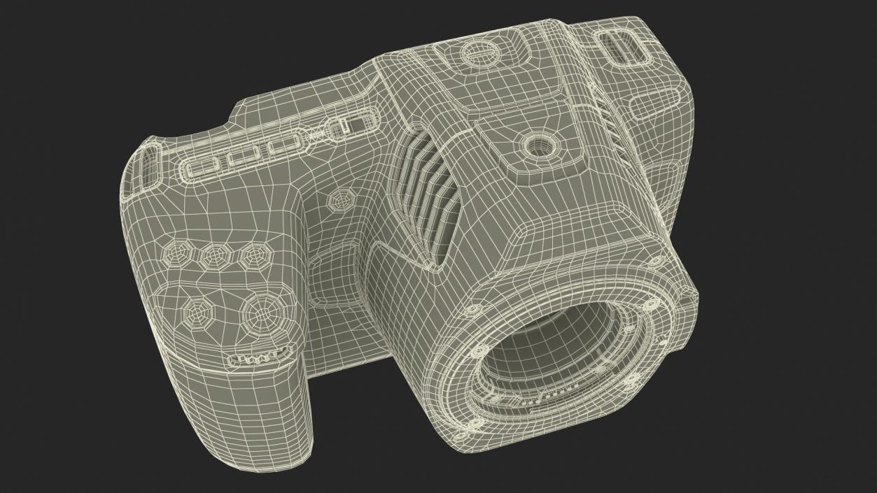 3D Cinema Camera Blackmagic Design 6K G2 Light On