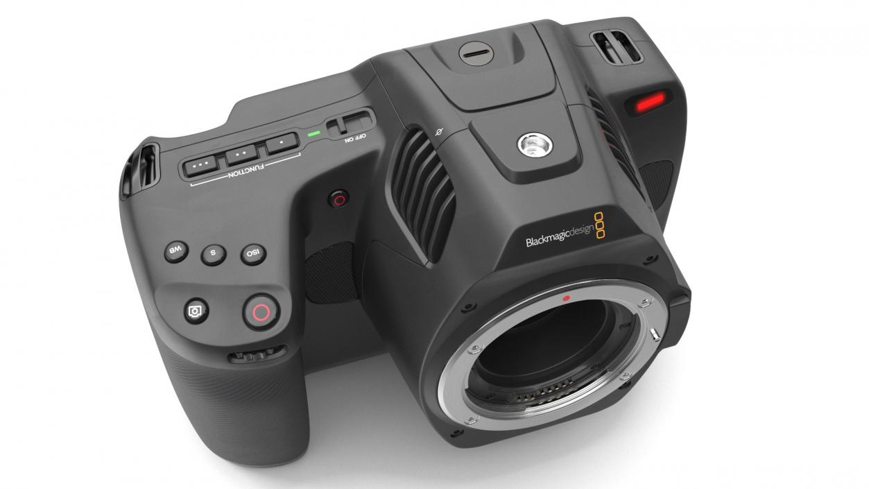 3D Cinema Camera Blackmagic Design 6K G2 Light On