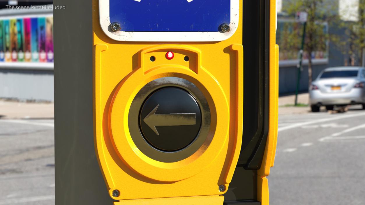 3D Blind Crosswalk Button NYC