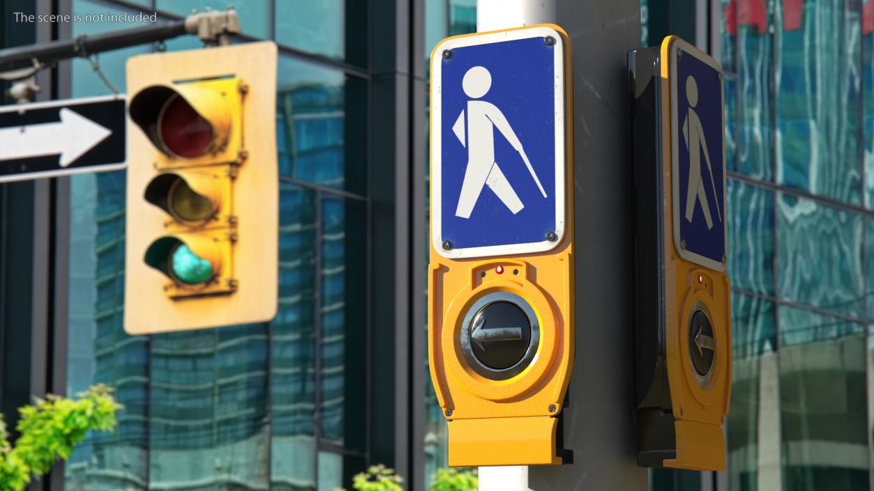 3D Blind Crosswalk Button NYC