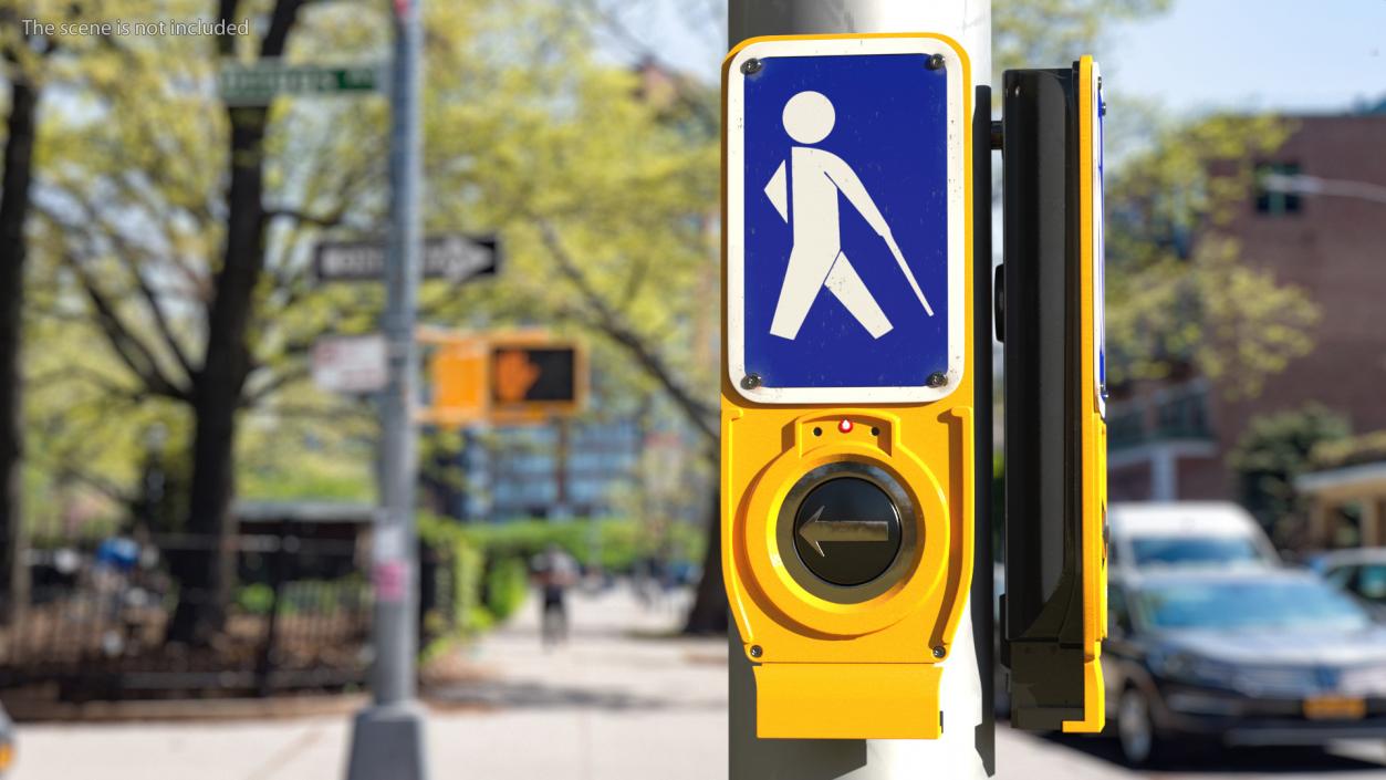 3D Blind Crosswalk Button NYC