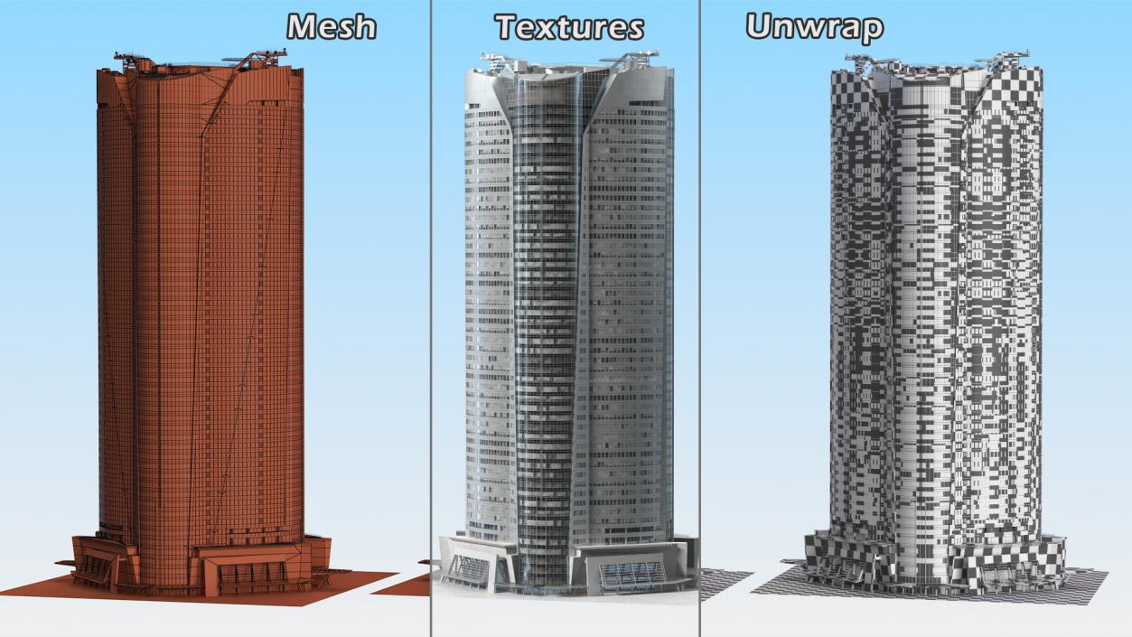 3D model Residential Building