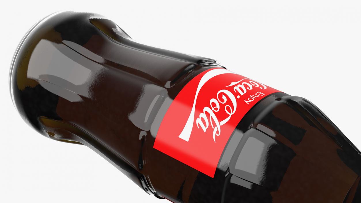 Coca Cola Glass Bottle 3D