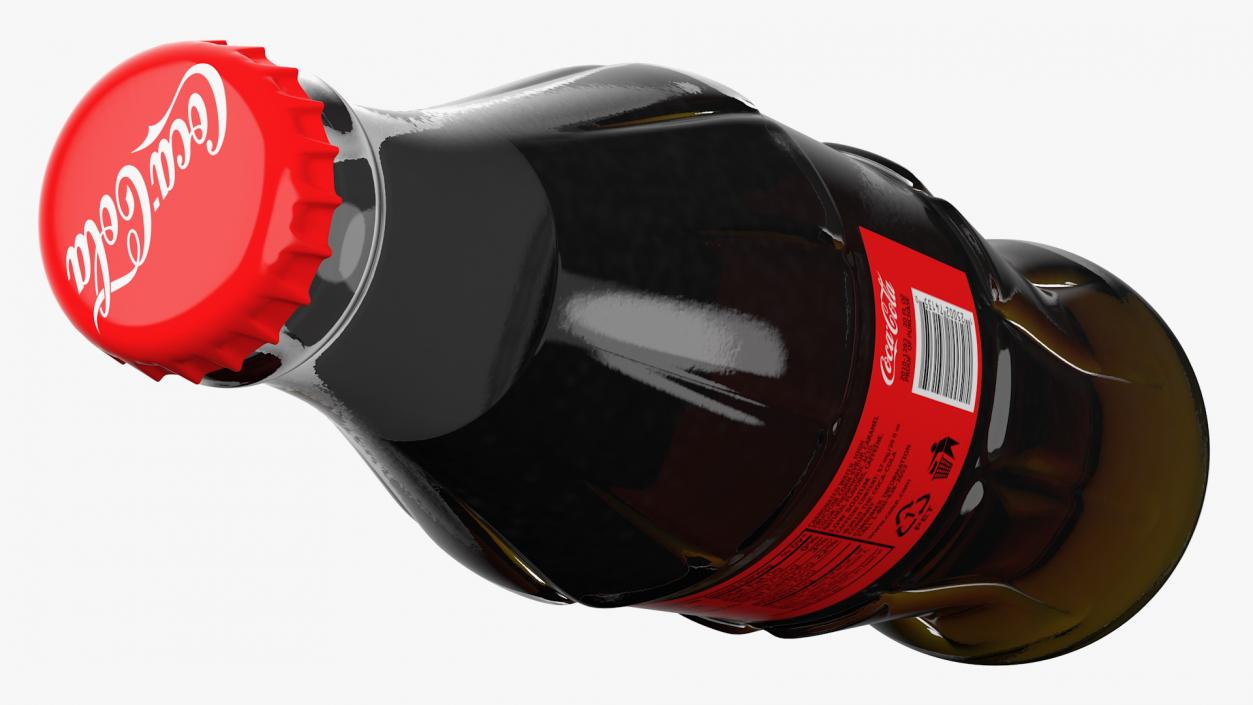 Coca Cola Glass Bottle 3D