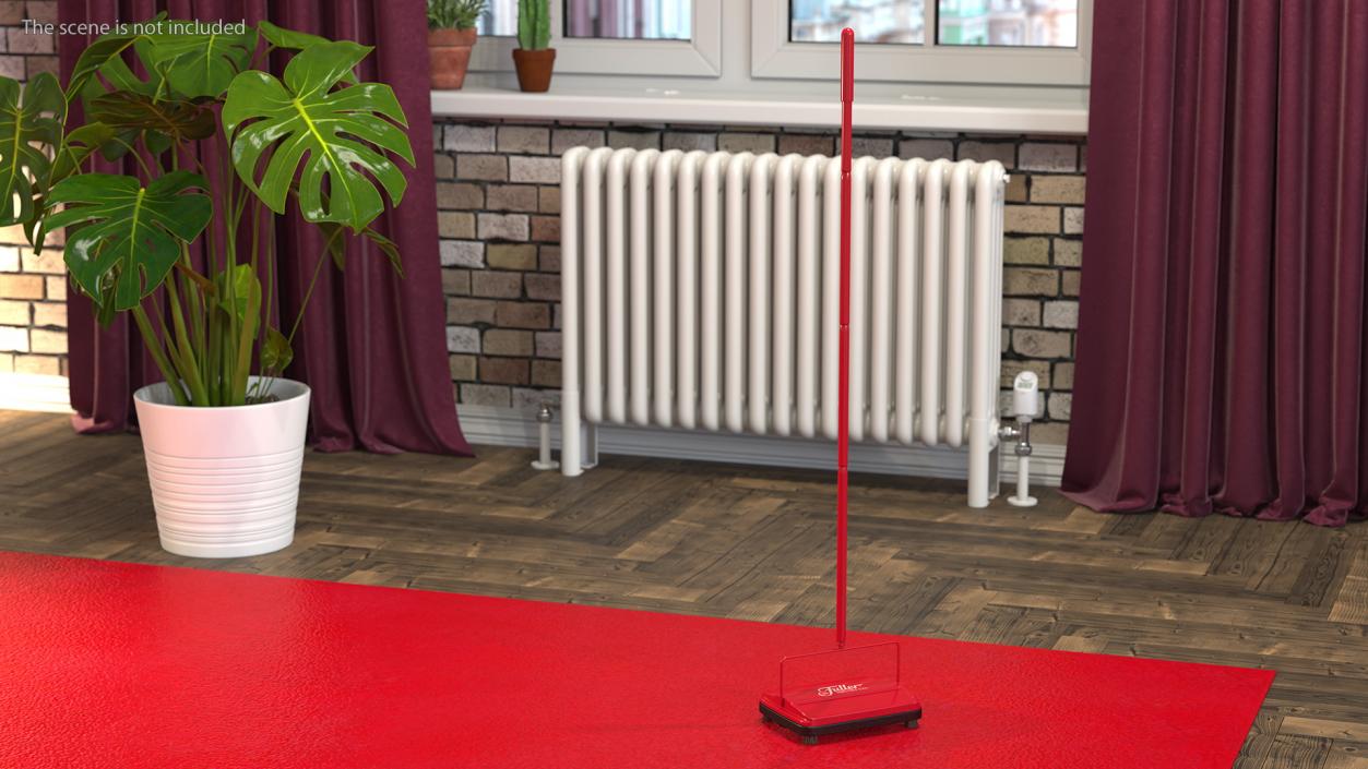 3D model Fuller Electrostatic Carpet and Floor Sweeper