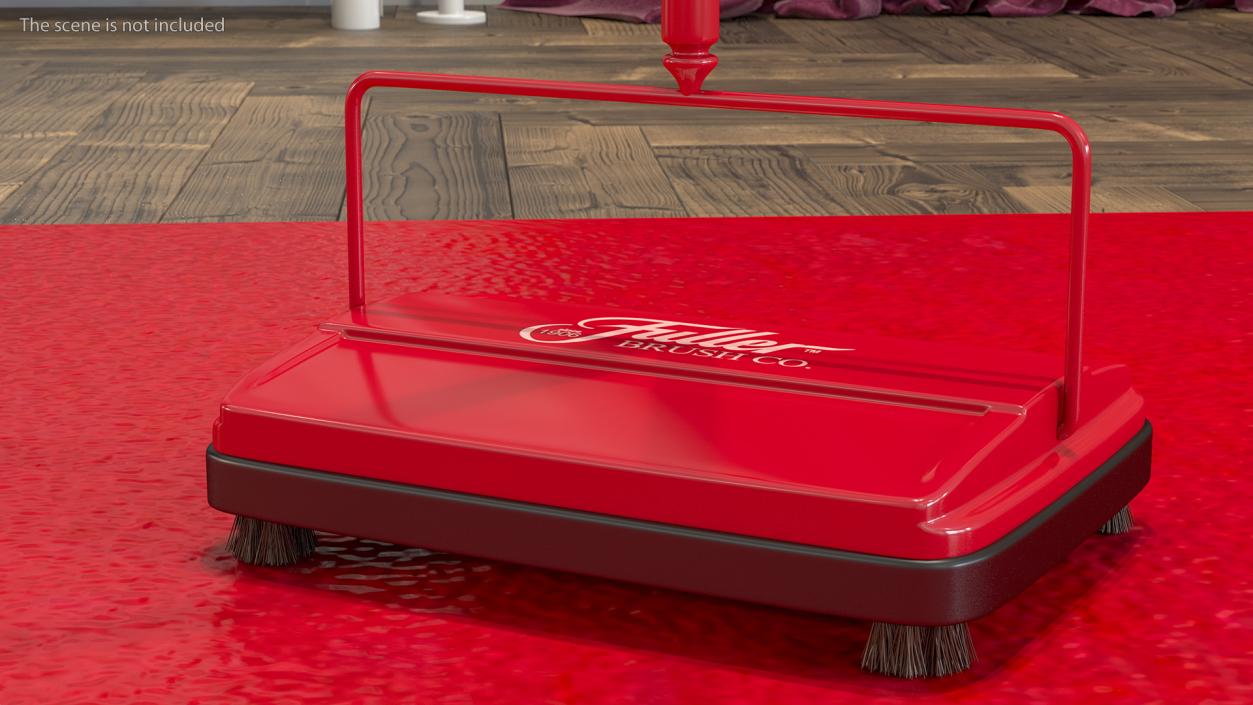 3D model Fuller Electrostatic Carpet and Floor Sweeper