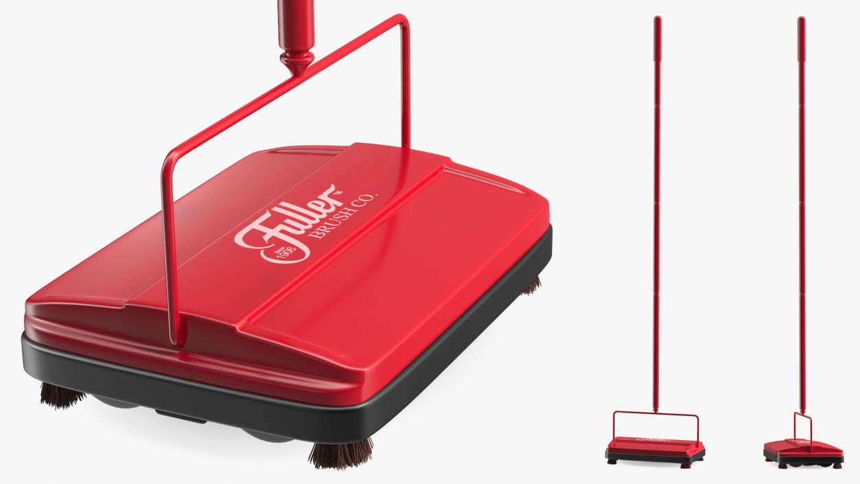 3D model Fuller Electrostatic Carpet and Floor Sweeper