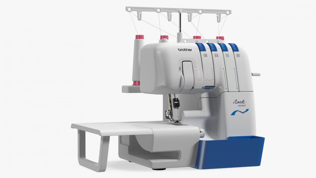 Overlock Brother 3034DWT 3D model