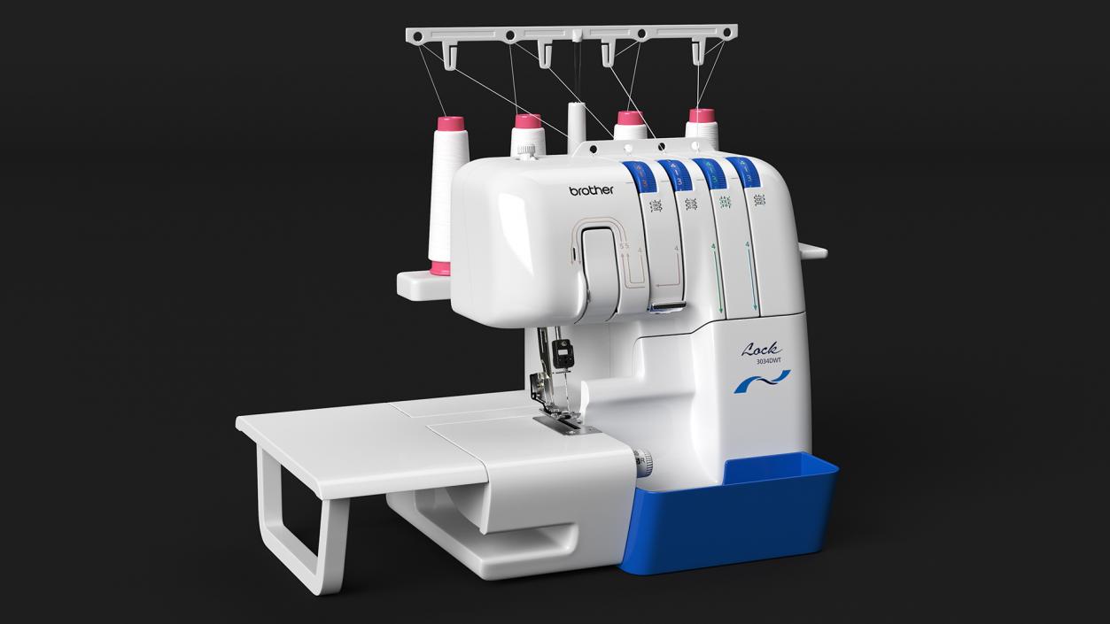 Overlock Brother 3034DWT 3D model