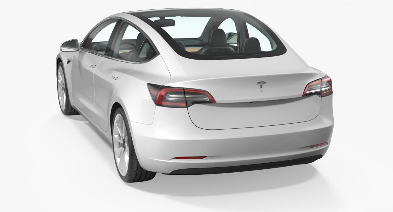 3D Tesla Cars Collection 3 model