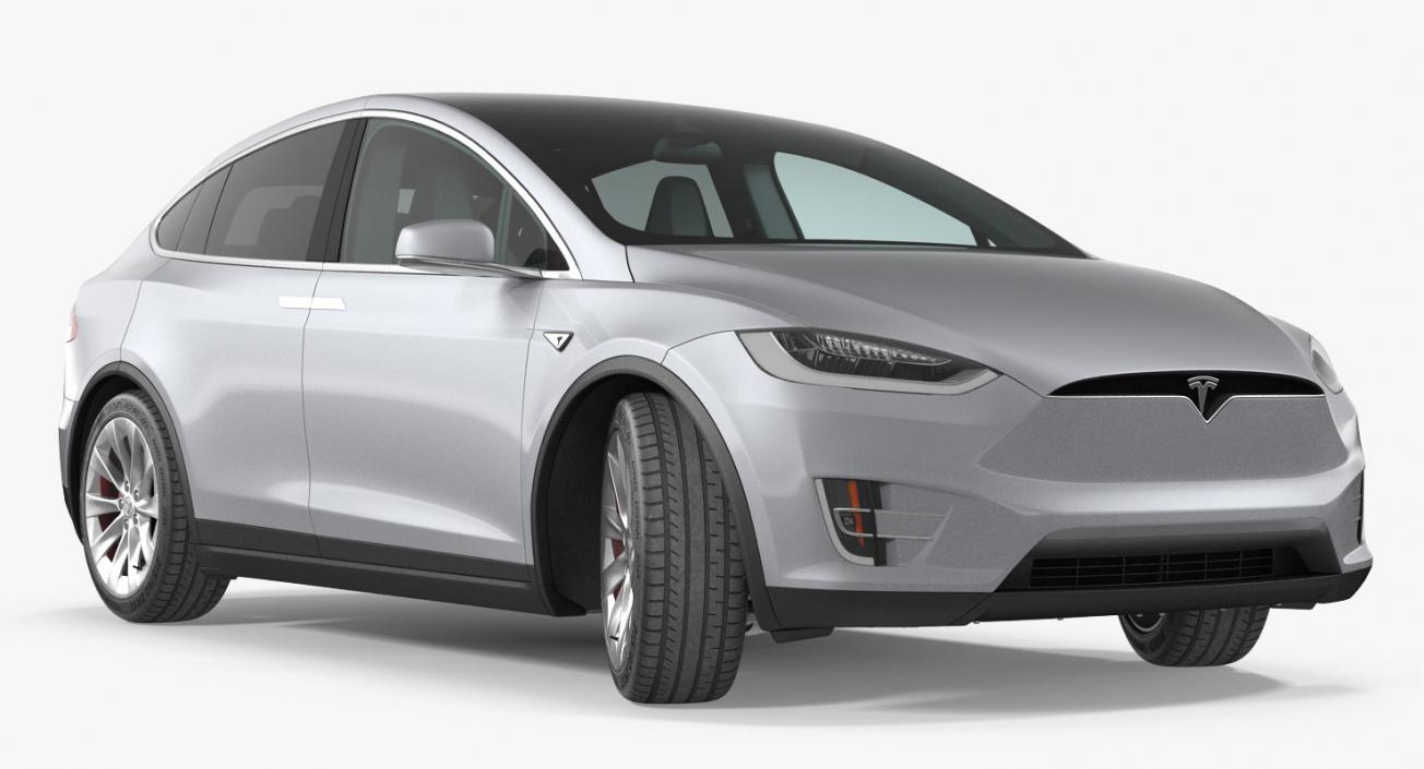 3D Tesla Cars Collection 3 model