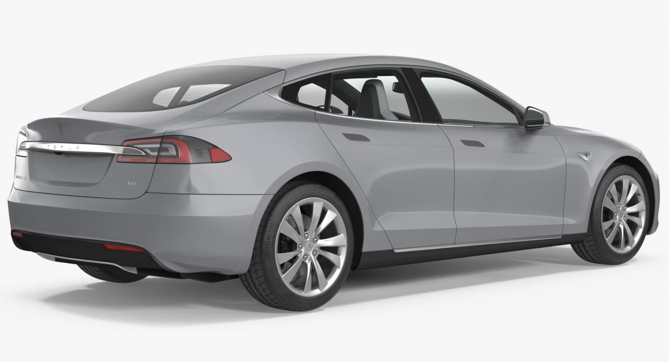 3D Tesla Cars Collection 3 model