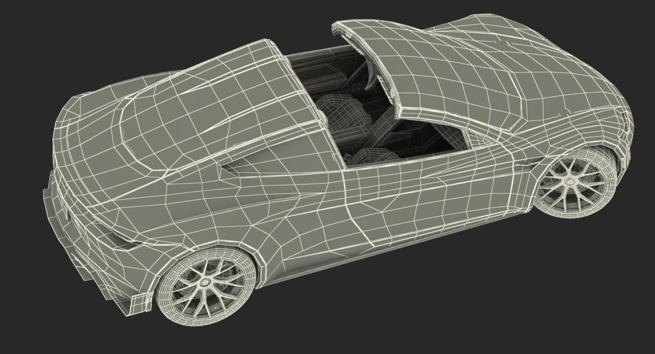 3D Tesla Cars Collection 3 model