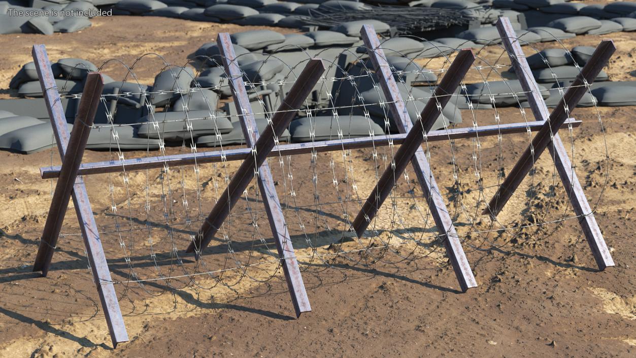 3D Military Obstacles Collection 3