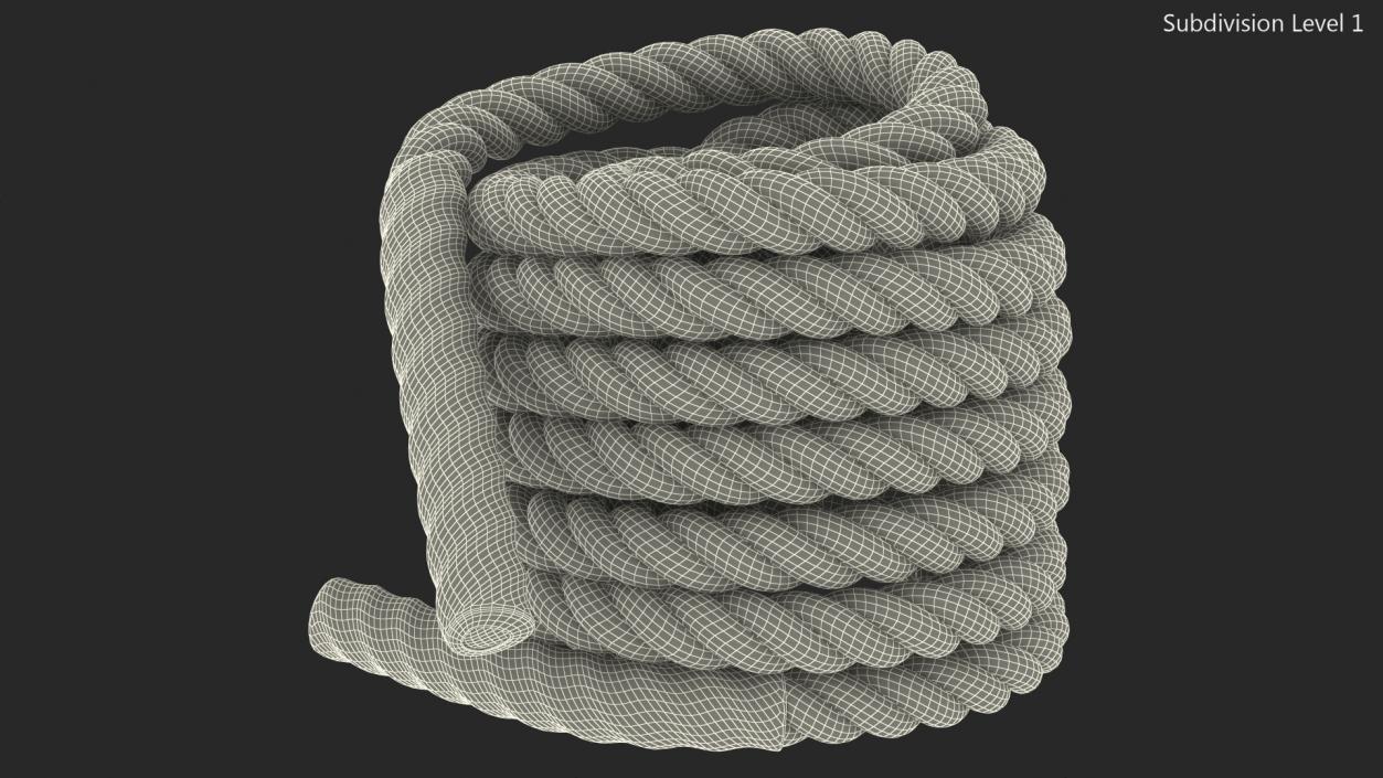 3D Pure2Improve Battle Rope Folded